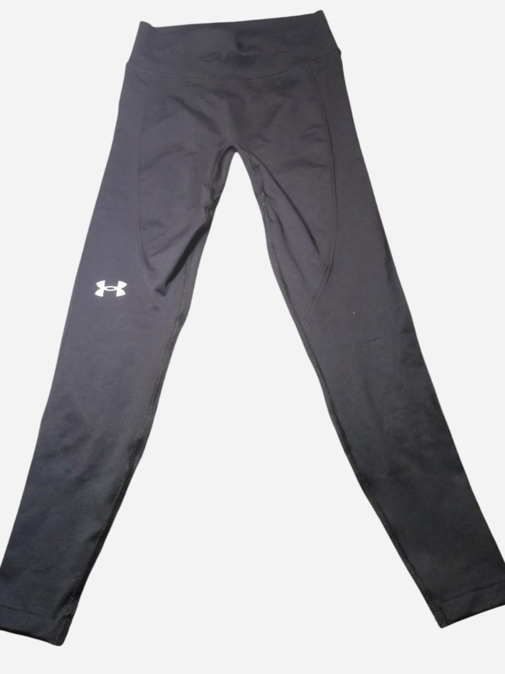 Under Armour Kids Black Athletic Leggings with Logo
